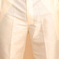 BEIGE COLOR REGULAR FIT FLORAL PRINT KURTA & PANTS WITH NEHRU JACKET