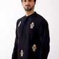 STYLISH BLACK EMBRODRY KURTA WITH BLACK PAJAMA