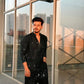BLACK MIRROR MEN'S DESIGENER KURTA WITH PAJAMAy