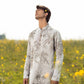 DUPLICE PRINTED IRISH COTTON PRINTED KURTA  PAJAMA SET FOR MEN'S