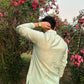 MILKY GREEN EMBROIDERED KURTA PAJAMA SET FOR MEN'S