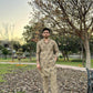 DUSTY GREY BUTTA PRINTED WORK KURTA PAJAMA SET FOR MEN'S
