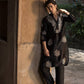 BLACK DORI  AND SEQUNCES WORK KURTA PAJAMA SET FOR MEN'S