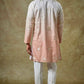 MULTI CLORED OMBRE EMBROIDRED KURTA PAJAMA SET