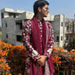 WINE KURTA WITH PANT WITH DUPATTA